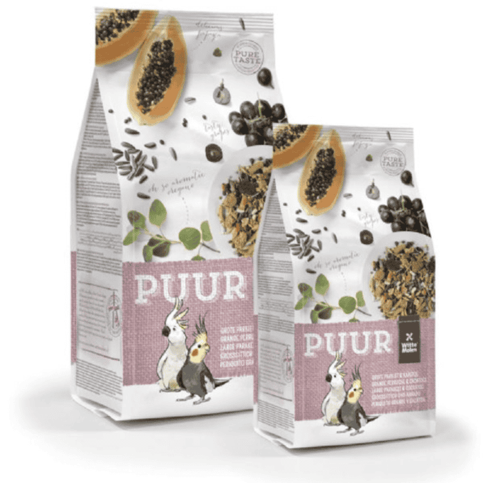 WITTE MOLEN PUUR Parakit & Kakadue