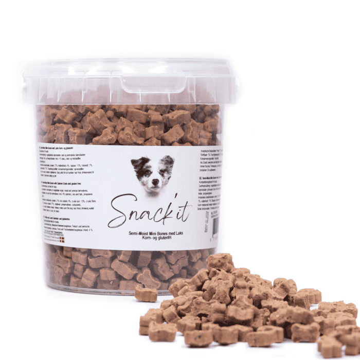 Snack'it Semi-Moist Mini Bones m. Laks