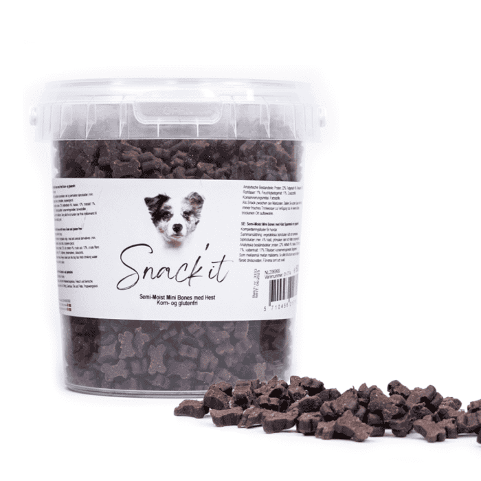 Snack'it Semi-Moist Mini Bones m. Hest