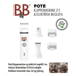 B&B Pote klippemaskine 2i1