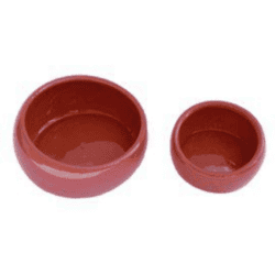Ergonomisk Keramikskål Terracotta