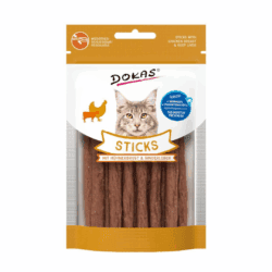 Dokas Sticks Med Kylling & Okselever